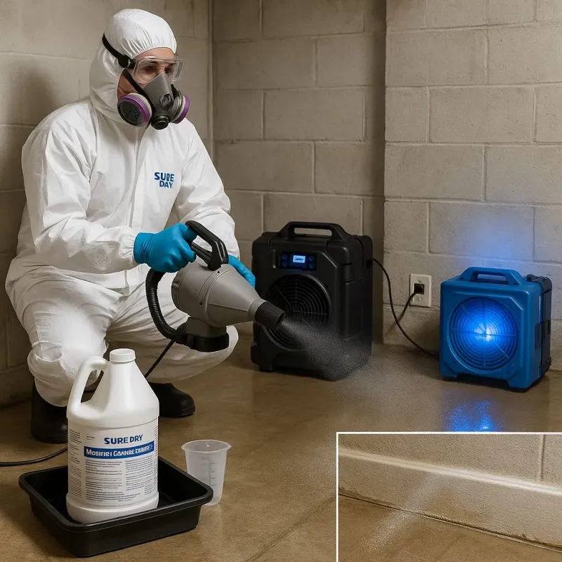 Sanitization and Odor Removal process in San Clemente, CA