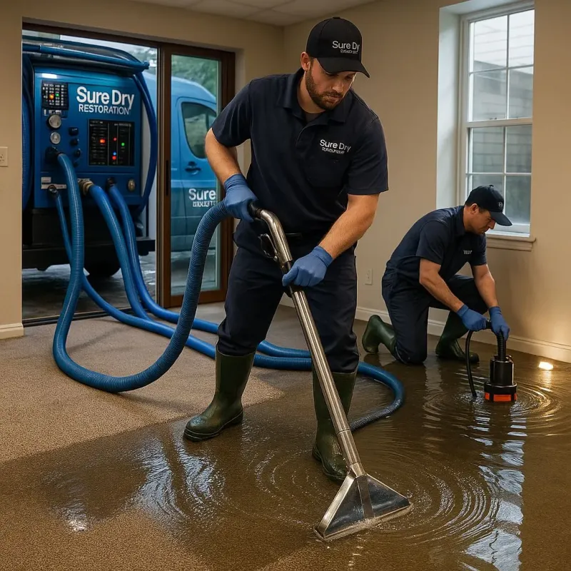 Water Extraction and Removal process in San Clemente, CA